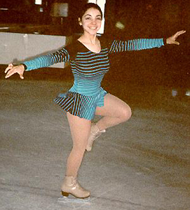 Jo Ann on Ice Skates