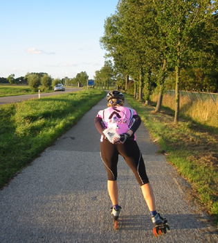 Kim Ames Skating in the Netherlands